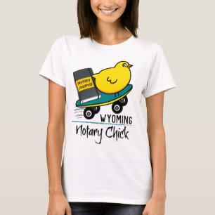 Camiseta Tabuleiro de Pintinhos Notícias Móveis Wyoming