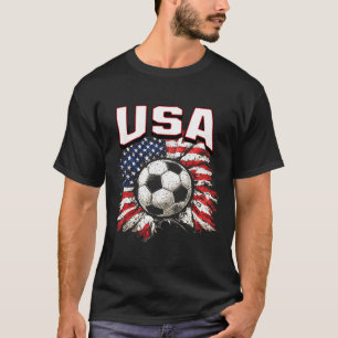 Camiseta Taça 2026 Bandeira Futebol Orgulho Diversão Famíli