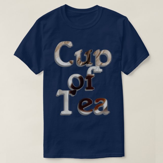 Camiseta Taça de chá (Frente do Design)