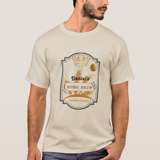 Camiseta Taça de vidro personalizado (Frente)