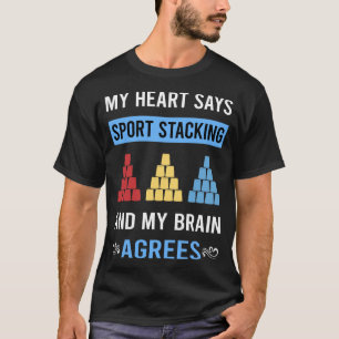 Camiseta Taca Empilhamento Copa Empilhamento Empilhamento R