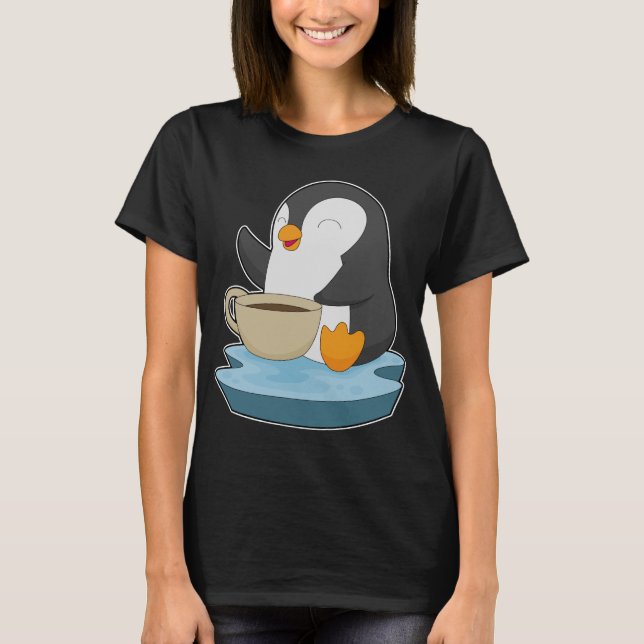 Camiseta Taça Penguin de Café (Frente)