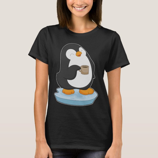 Camiseta Taça Penguin de Café (Frente)
