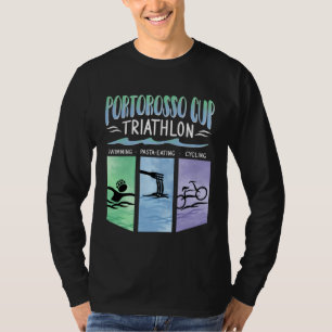 Camiseta Taça Portorosso Triatlo Natação Comer Massas C