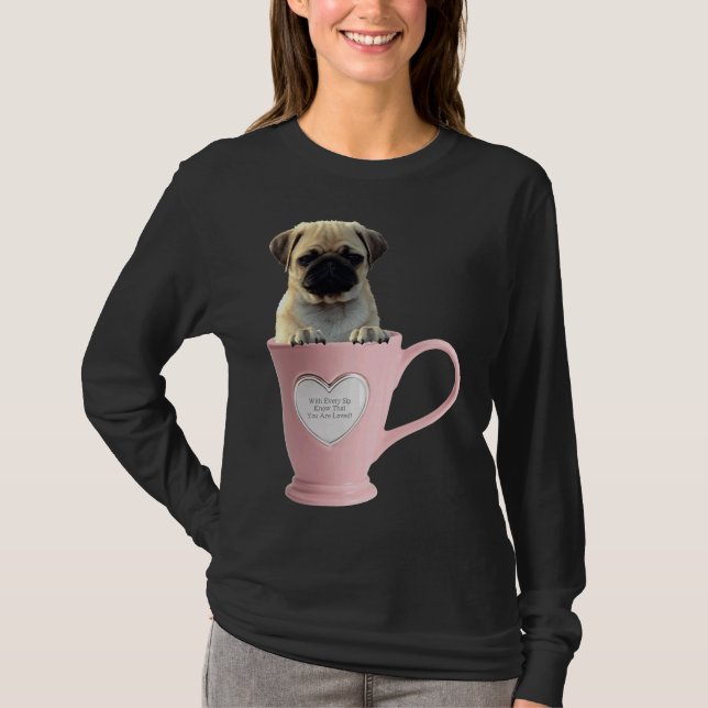 Camiseta Taça Pug L Classic T-Shirt 2 (Frente)
