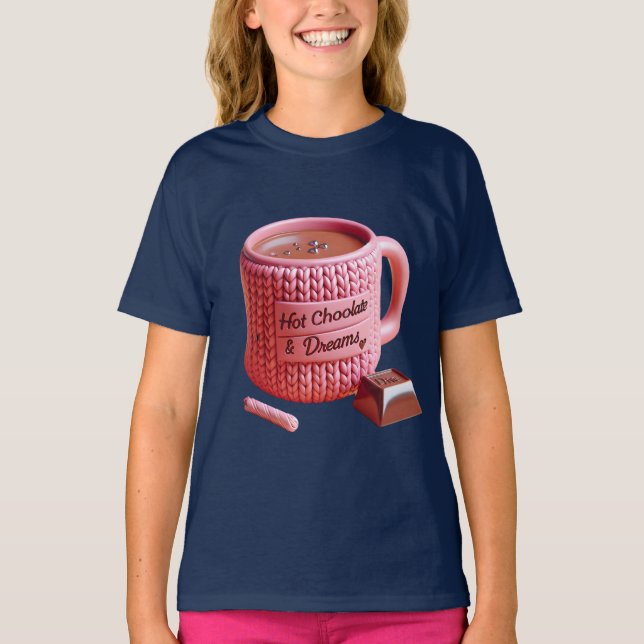 Camiseta Taça Rosa e Chocolate (Frente)