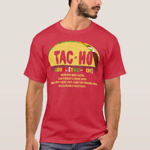 Camiseta TacHo Noun Obcecado Com Tacos Não Resiste A Um Bom