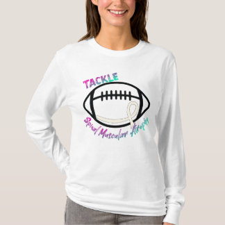 Camiseta Tackear a Atrofia Muscular da Espinal Fita