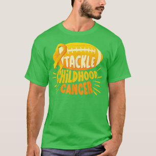 Camiseta Tackear o Cancer da infância - Cancer da infância