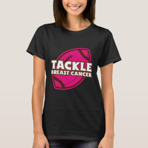 Camiseta Tackear o Cancer de futebol americano do Cancer Br