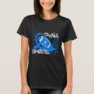 Camiseta Tackle Conscientização sobre Diabetes Futebol