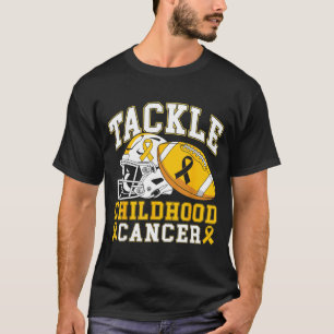 Camiseta Tackle conscientização sobre o câncer infantil fut