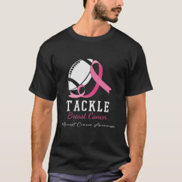 Camiseta Tackle Futebol Conscientização sobre Câncer de Mam