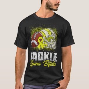 Camiseta Tackle Spina Bifida Futebol Ball Helmet Yellow Ri