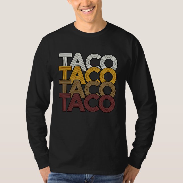 Camiseta TACO black outline with Core Values (Frente)