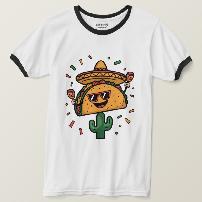 Camiseta Taco "Bout a Party! (Frente do Design)