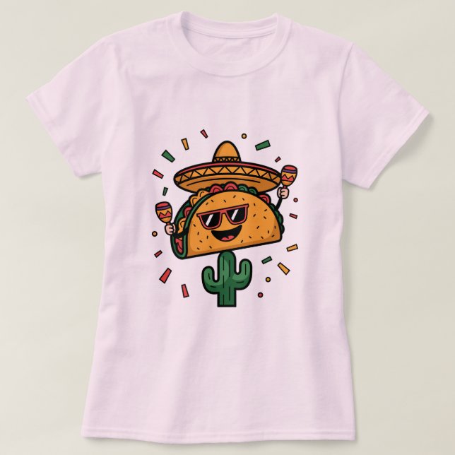 Camiseta Taco "Bout a Party! (Frente do Design)