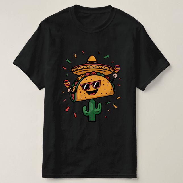 Camiseta Taco "Bout a Party! (Frente do Design)