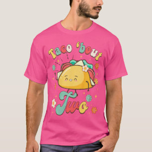 Camiseta Taco 'Bout Dois Aniversário de 2 anos do Bebê Mexi