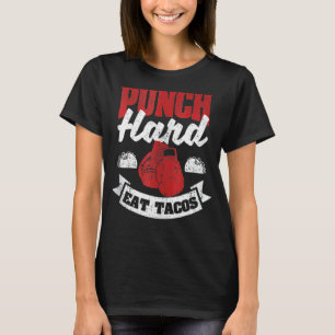 Camiseta Taco Boxote Foodie Punch Duro Comer Tacos 1