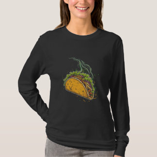 Camiseta Taco Cartoon Vector