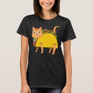 Camiseta Taco Cat Comida Mexicana Homens Jovens Jovens 7