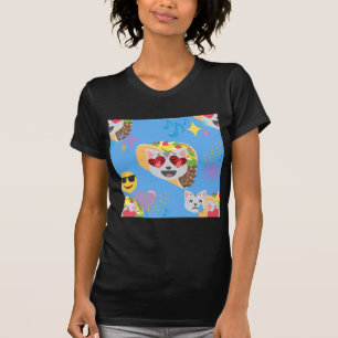 Camiseta taco cat emoji