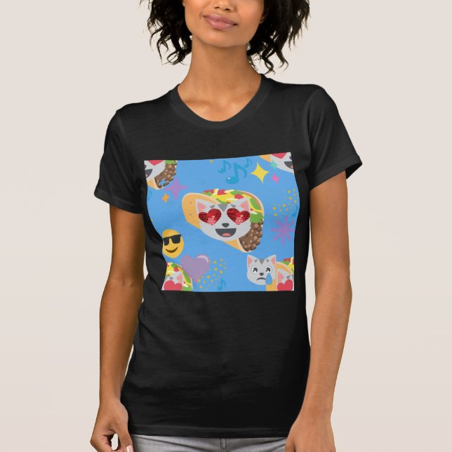 Camiseta taco cat emoji (Frente)