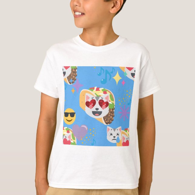 Camiseta taco cat emoji (Frente)