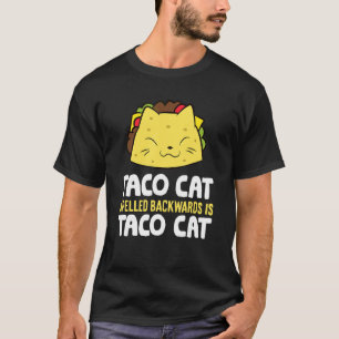Camiseta Taco Cat Escrito ao Contrário é Taco Cat Taco Mexi