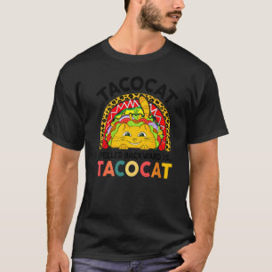 Camiseta Taco Cat Escrito ao Contrário é Tacocat Crianças J