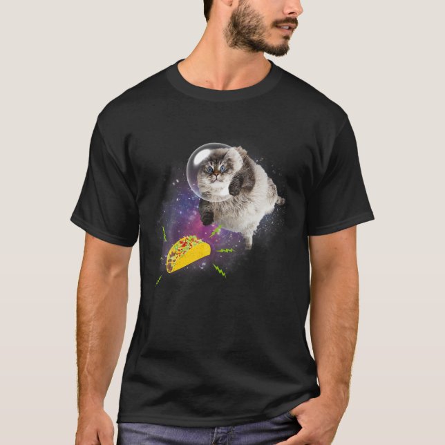 Camiseta Taco Cat, Mens Taco, Mens Taco, Cat (Frente)