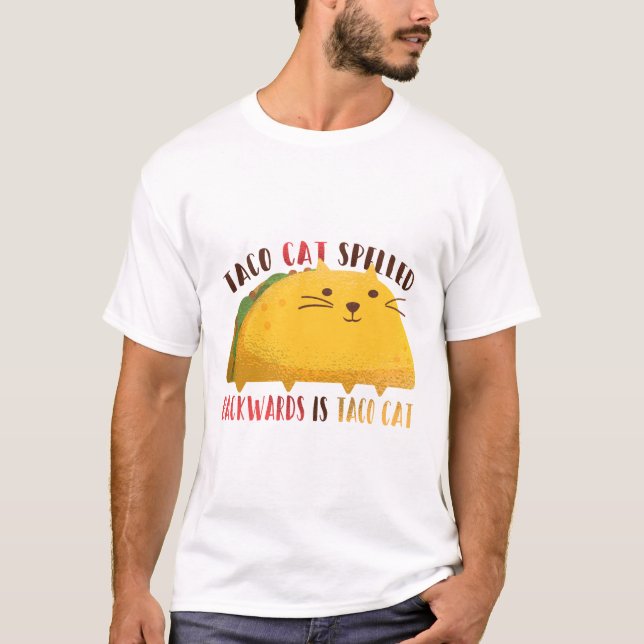 Camiseta Taco Cat Palindrome (Frente)