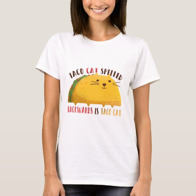 Camiseta Taco Cat Palindrome (Frente)