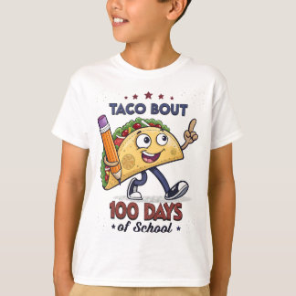 Camiseta Taco 'Cerca de 100 Dias de Celebração Escolar