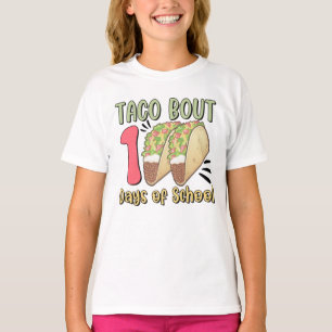 Camiseta Taco cerca de 100 dias de escola