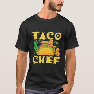 Camiseta Taco Chef Cook Comida mexicano