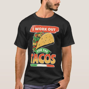 Camiseta Taco Cinco De Mayo Eu Trabalho Para Os Tacos