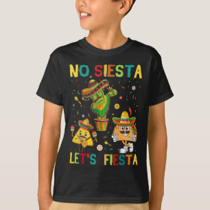 Camiseta Taco Cinco De Mayo No Siesta Let Fiesta Funny Ki