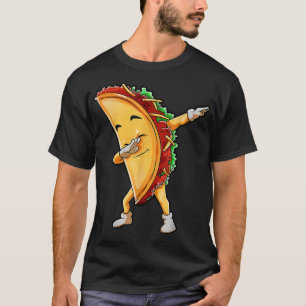 Camiseta Taco Dabbing Cinco De Mayo Engraçado Meninos Homen