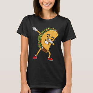 Camiseta Taco Dabbing Cinco De Mayo Engraçado Rapazes Dab M