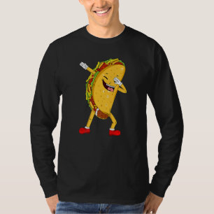Camiseta Taco Dabbing Meninos Cinco De Mayo Comida Mexican