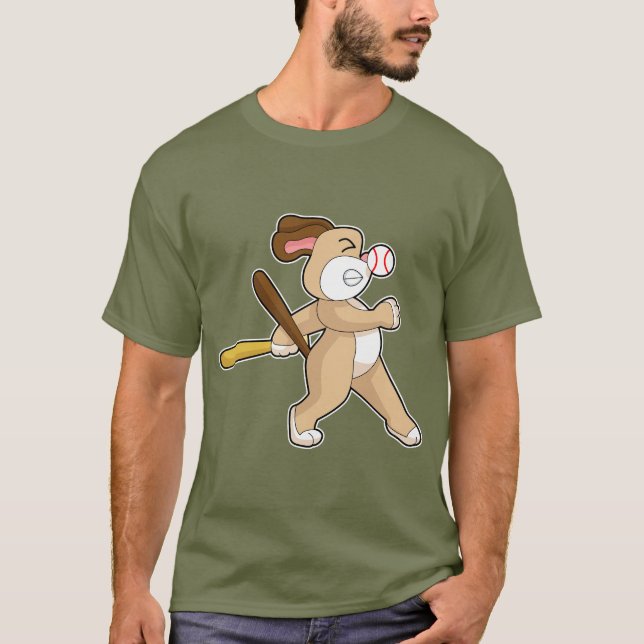 Camiseta Taco de beisebol de cachorro (Frente)