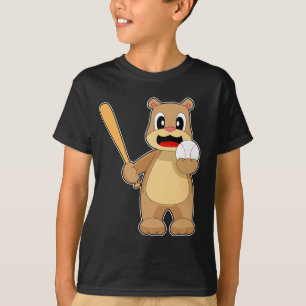 Camiseta Taco de beisebol Urso de beisebol