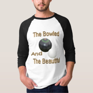 Camiseta Taco de boliche de grama Design lindo,