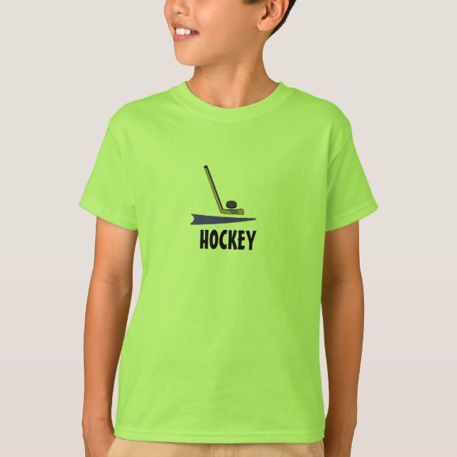 Camiseta Taco de Hockey e Disco (Frente)