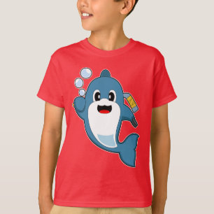 Camiseta Taco de hóquei no gelo do golfinho