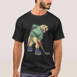 Camiseta Taco de hóquei no gelo do Labrador