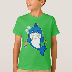 Camiseta Taco de hóquei no gelo do tubarão