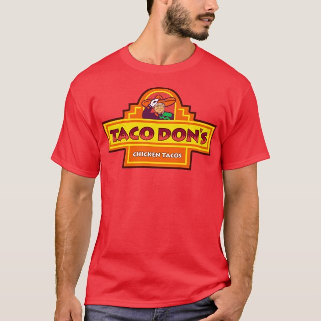 Camiseta Taco de Taco Sempre Fala Tacos Fora Galinha (Frente)